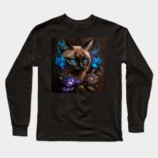 Siamese Tattoo Magic Long Sleeve T-Shirt